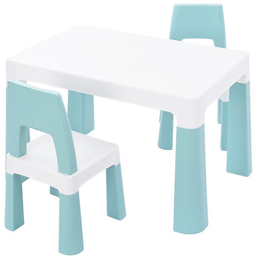 Детский функциональный столик и два стульчика Poppet Моно Блу, голубой (PP-005WB-2) - фото 3