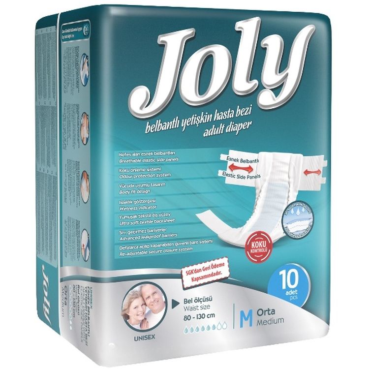 Подгузники для взрослых Joly 2 Medium 10 шт. - фото 1