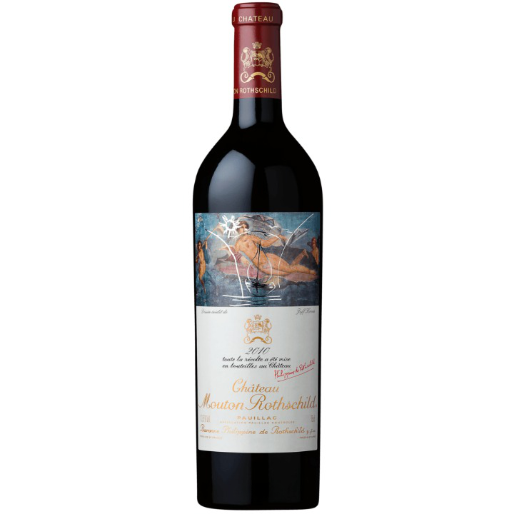 Вино Chateau Mouton Rothschild Pauillac 2010, красное, сухое, 13,5%, 0,75 л (863041) - фото 1