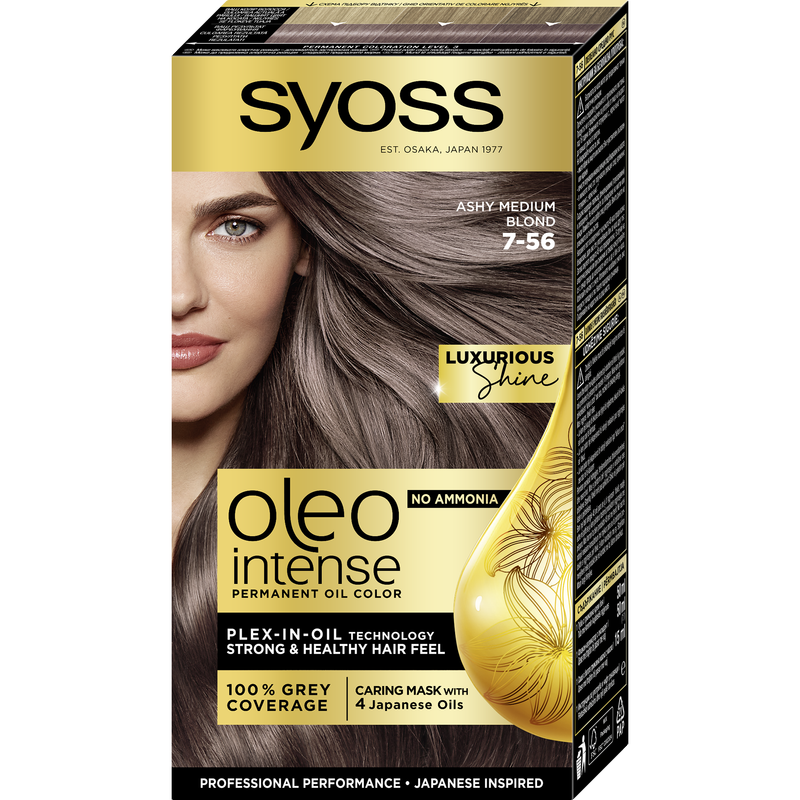 Фото - Фарба для волосся Syoss Стійка   Oleo Intense 7-56, Холодний Русий, 115 мл 