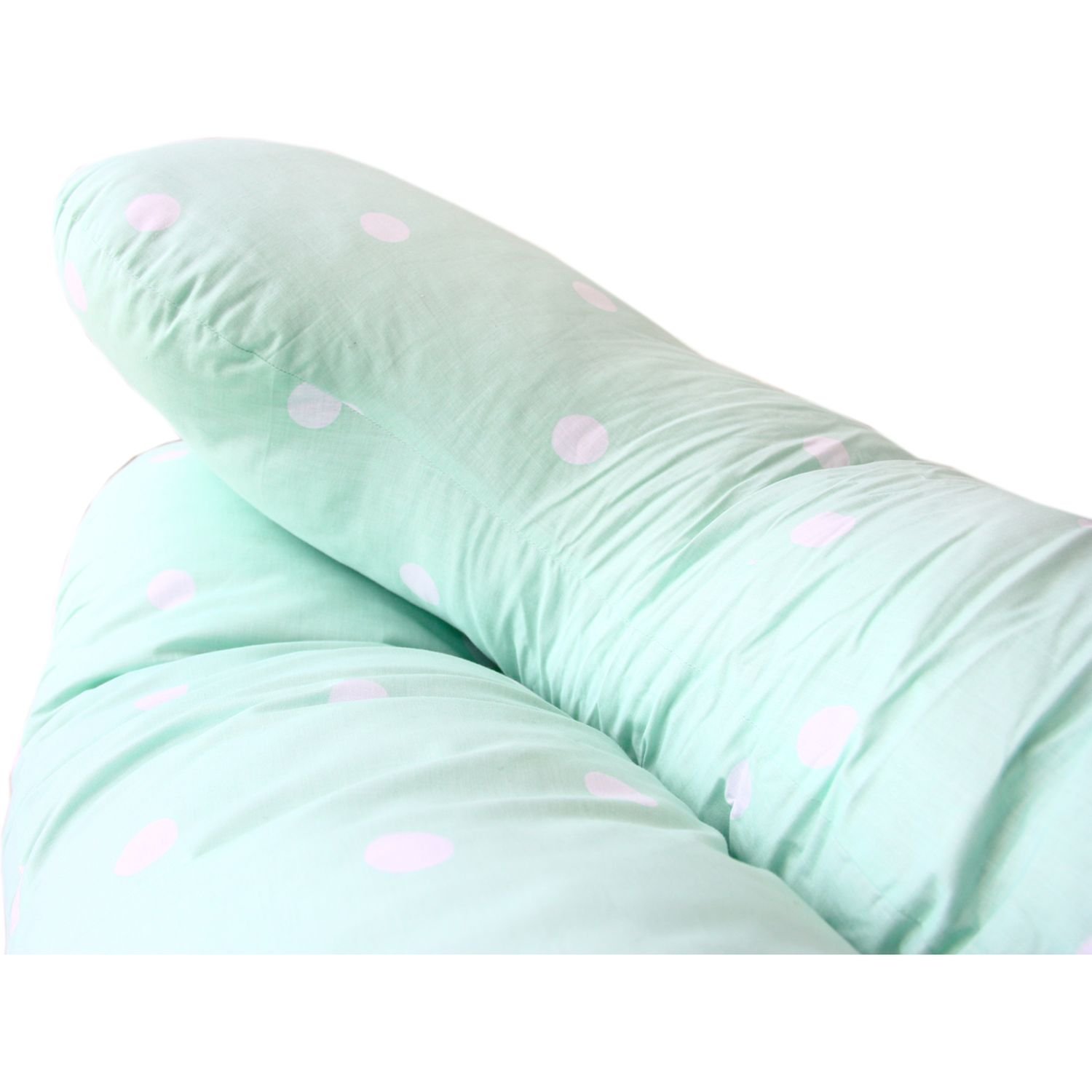 Подушка для вагітних і відпочинку LightHouse Baby Maxi, 30х80х140 см, м'ятна (602152) - фото 4
