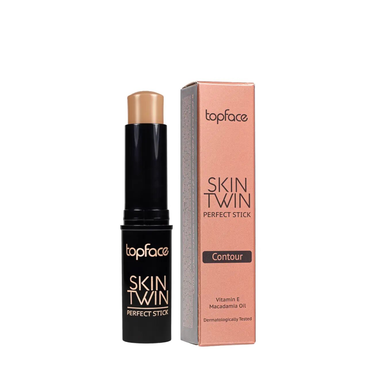 Стик для контуринга TopFace Skin Twin Perfect Stick Contour PT562 оттенок 03 Mahogany 9 г - фото 2