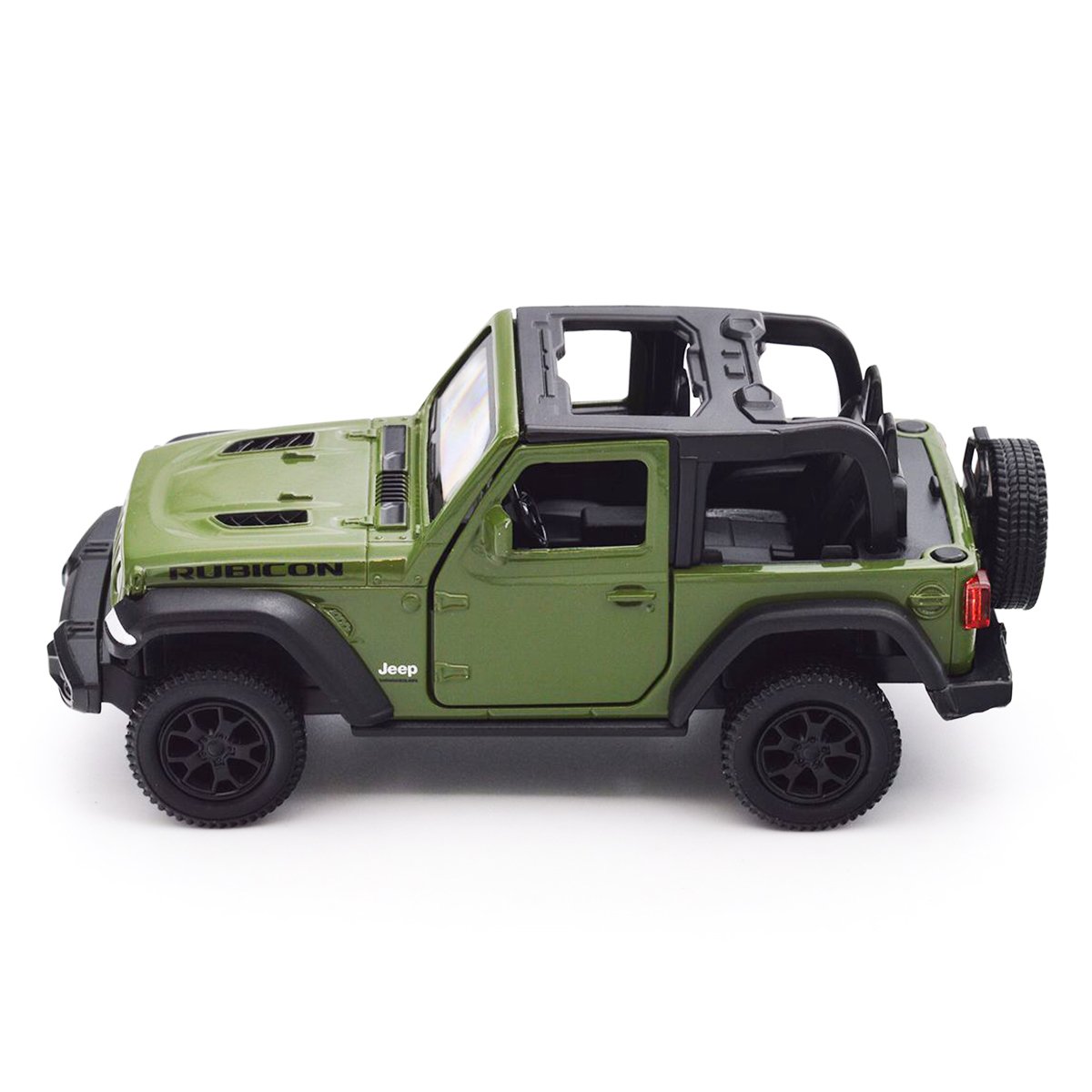Автомодель TechnoDrive Jeep Wrangler Rubicon 2021, 1:32, зеленая (250339U) - фото 3