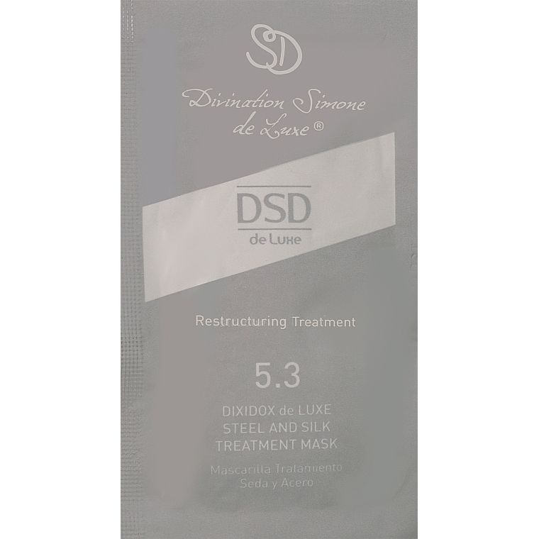 Маска для волосся DSD De Luxe Dixidox Steel and Silk Treatment Mask №5.3 відновлювальна 10 мл - фото 1