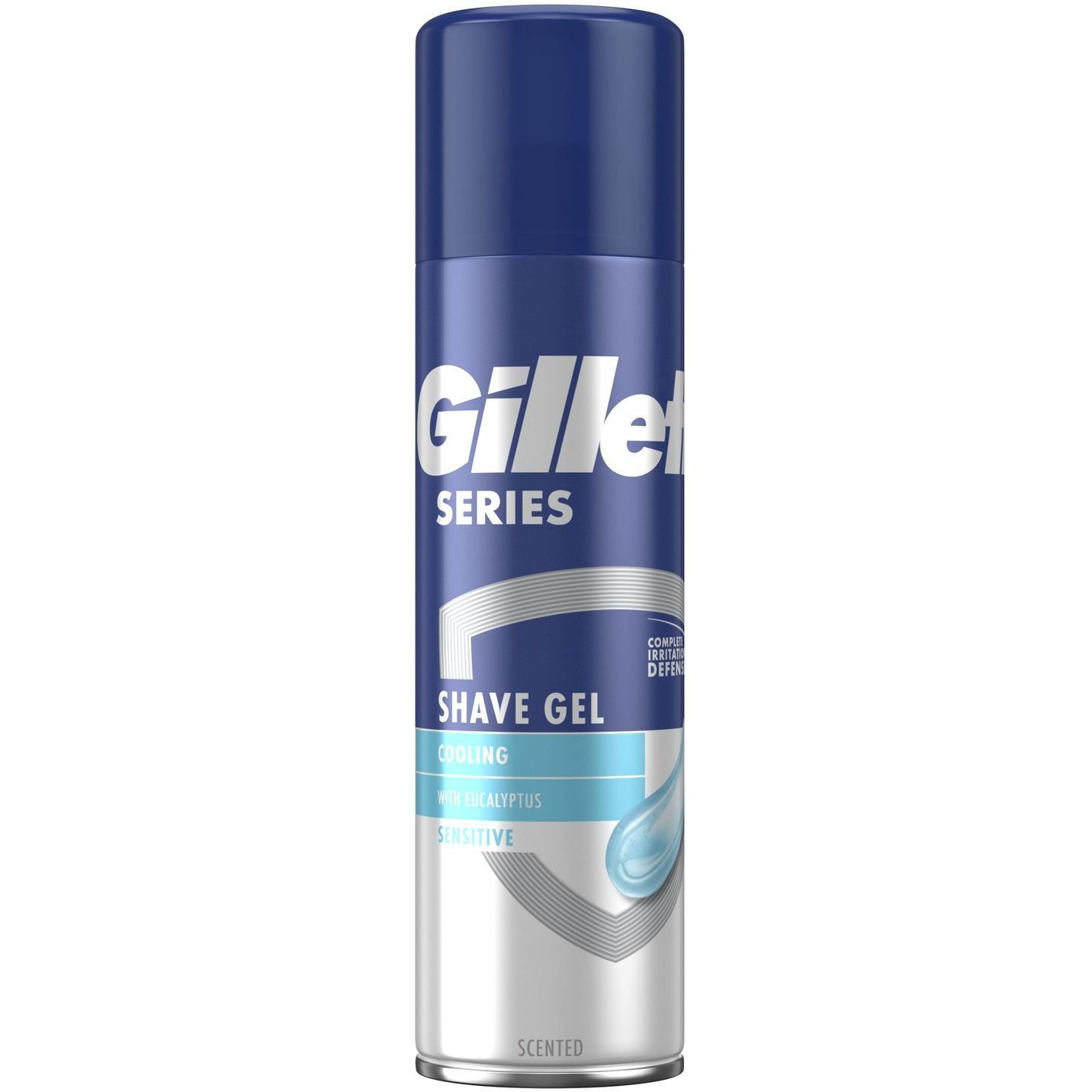 Гель для гоління Gillette Series Охолоджуючий з евкаліптом, 200 мл - фото 1