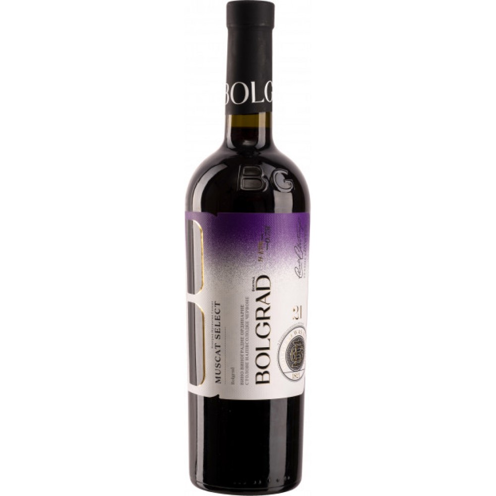 Вино Bolgrad Muscat Select, красное, полусладкое, 1,5 л - фото 1