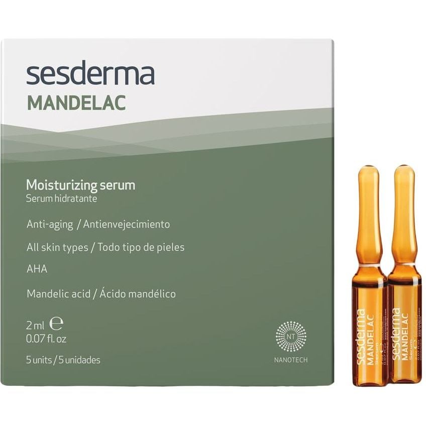 Сироватка Sesderma Mandelac Moisturizing Serum, 5 ампул x 2 мл - фото 1