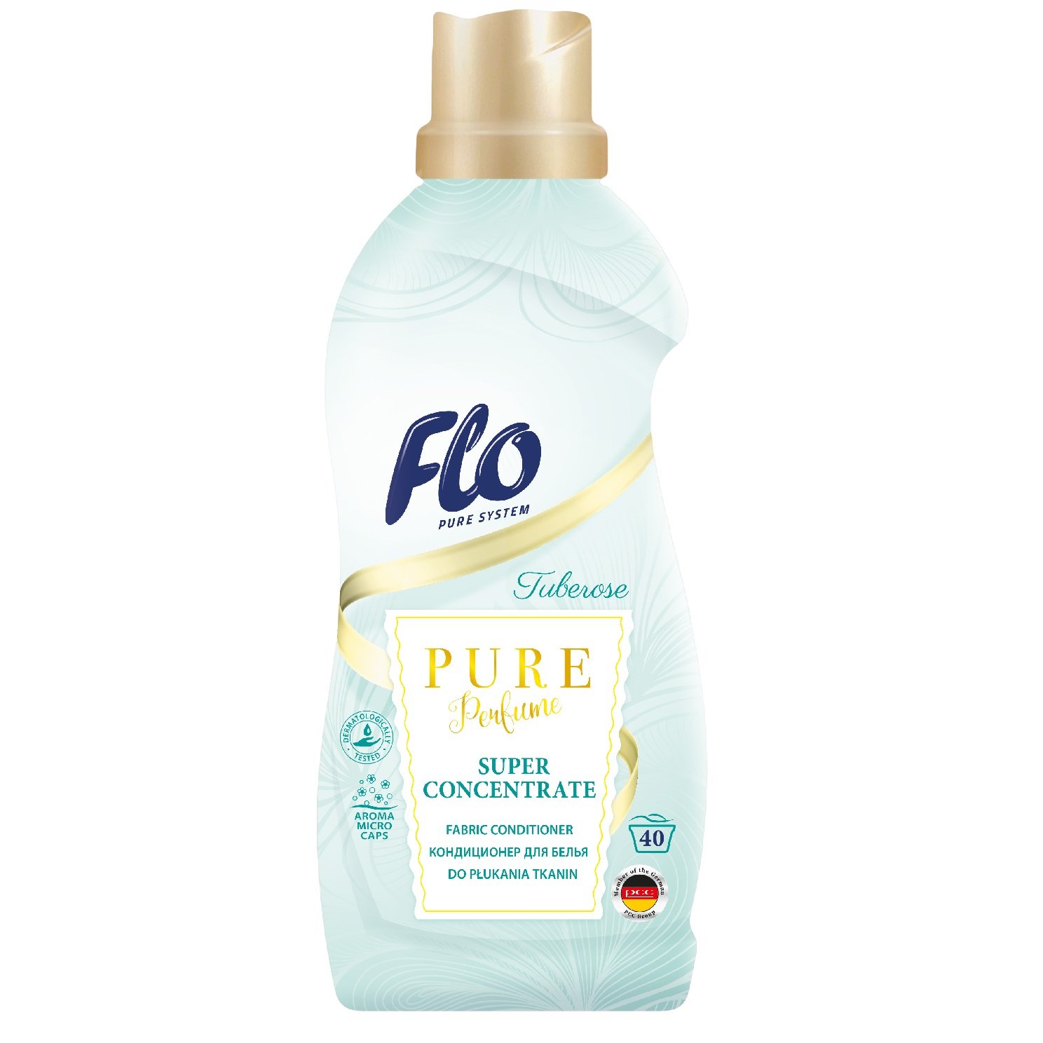 Кондиціонер для білизни Flo Pure Perfume Tuberoza, концентрат, 1 л - фото 1