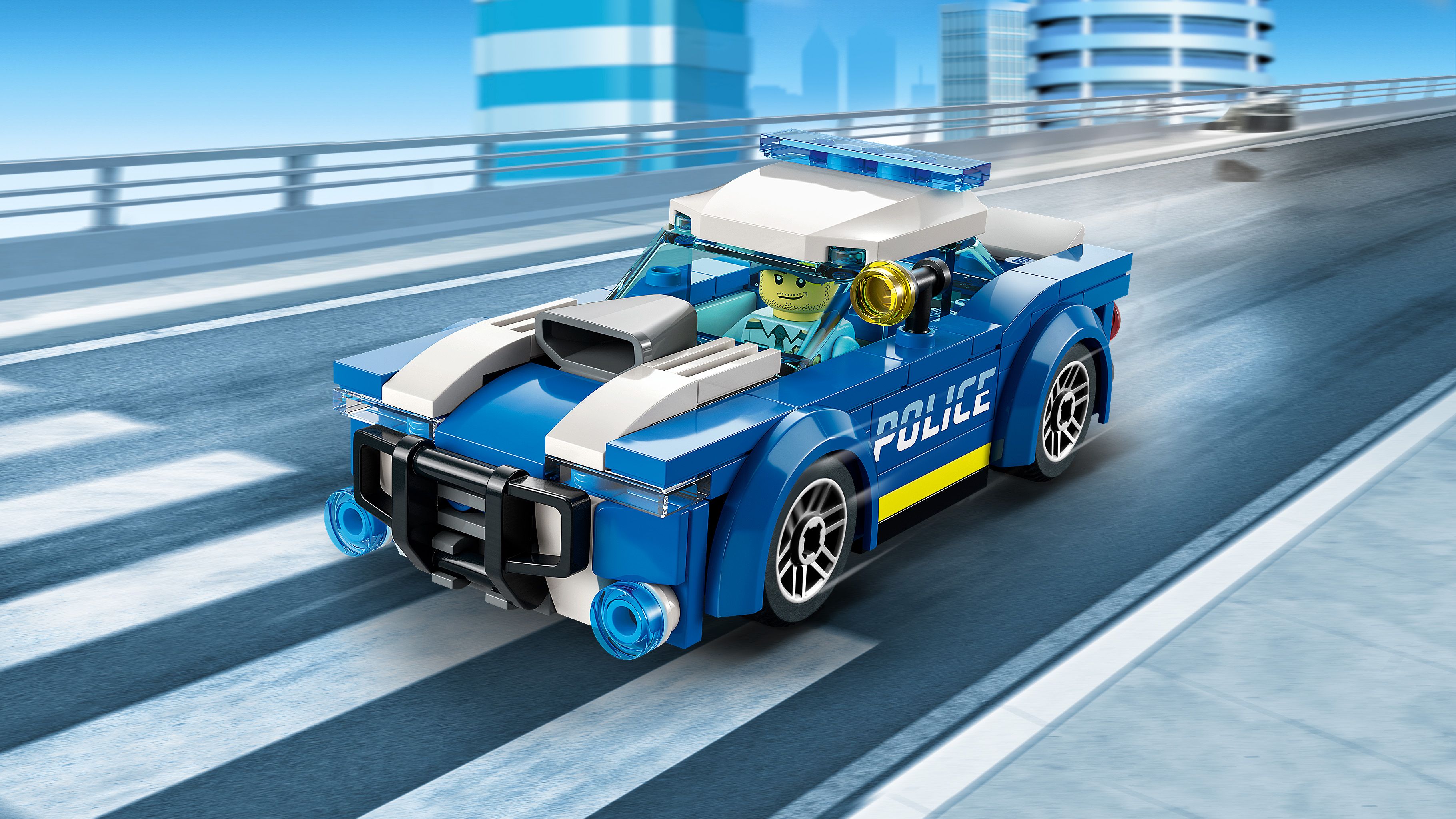 Конструктор LEGO City Полицейская машина, 94 деталей (60312) - фото 6