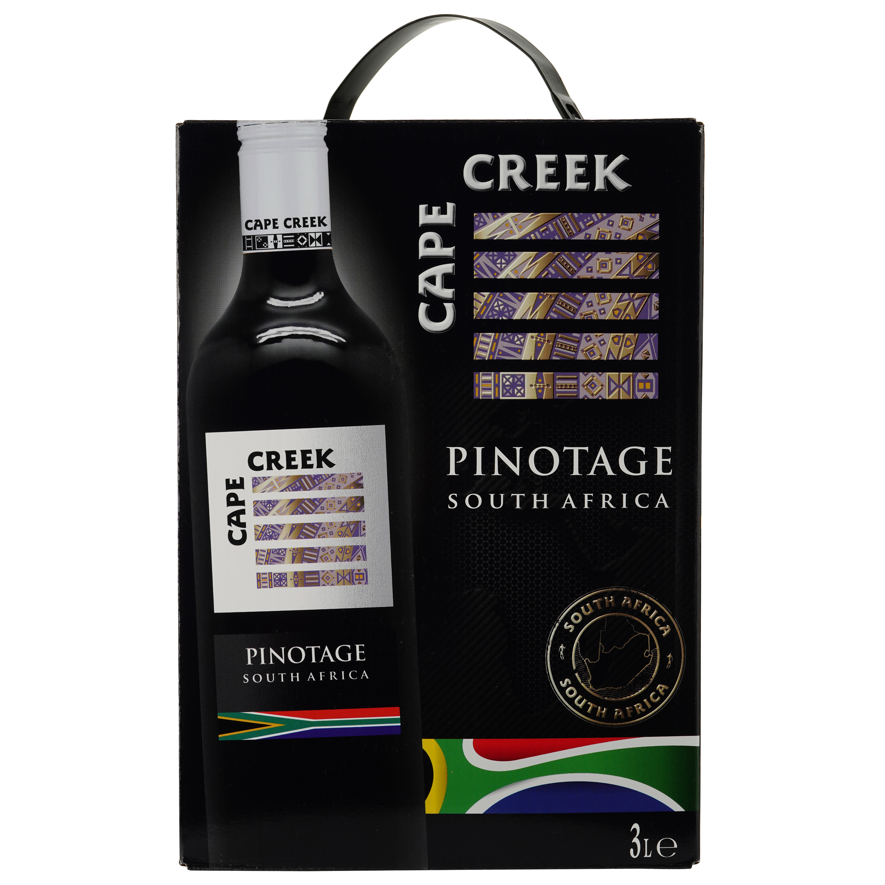 Вино Cape Creek Pinotage, червоне, сухе, 3 л - фото 1