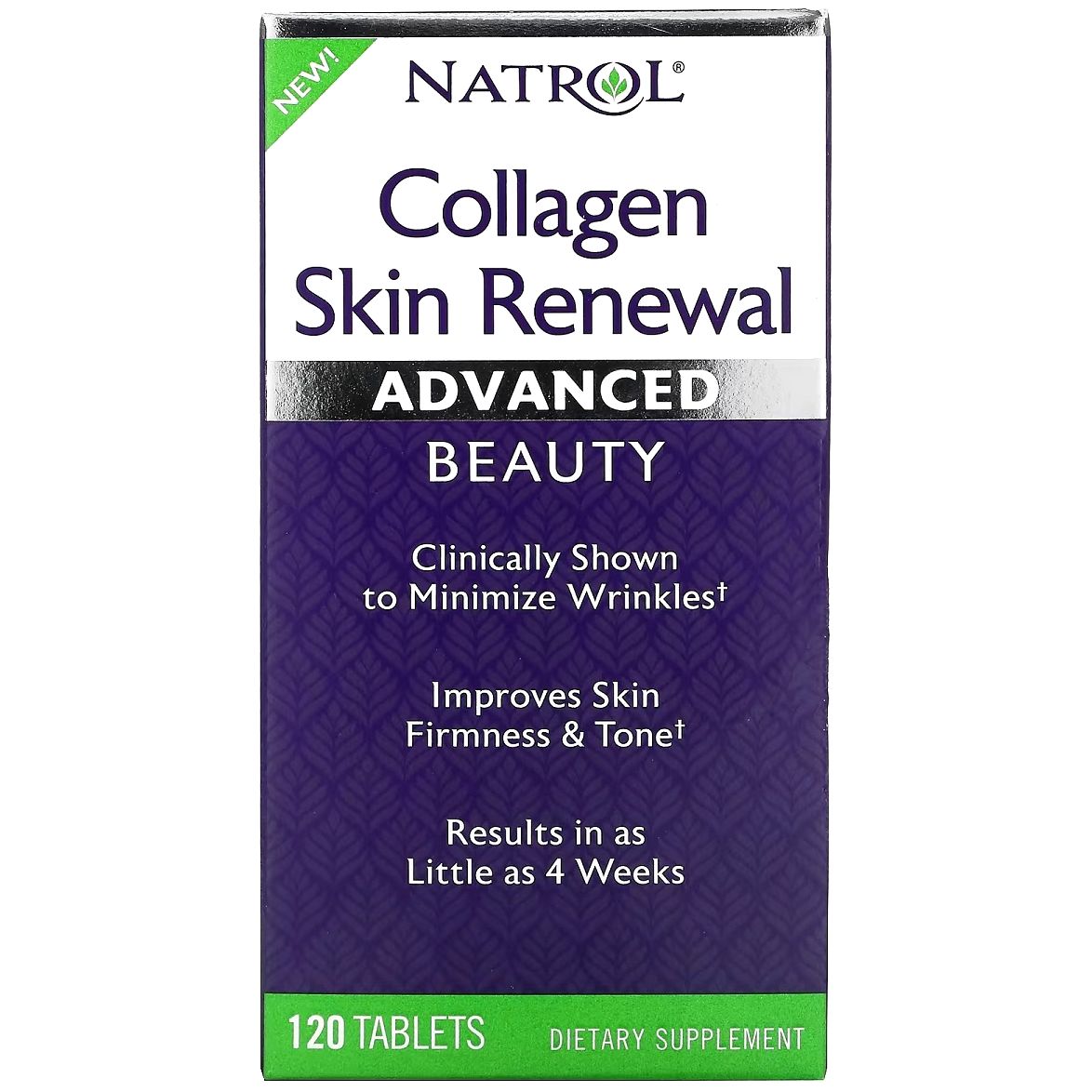 Колаген Natrol Collagen Skin Renewal для відновлення шкіри 120 таблеток (NTL07372) - фото 2