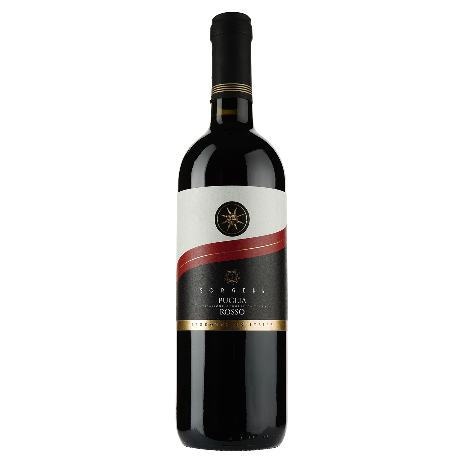 Вино Botter Sorgere Rosso Puglia IGT semi sweet, 10,5%, 0,75 л - фото 1