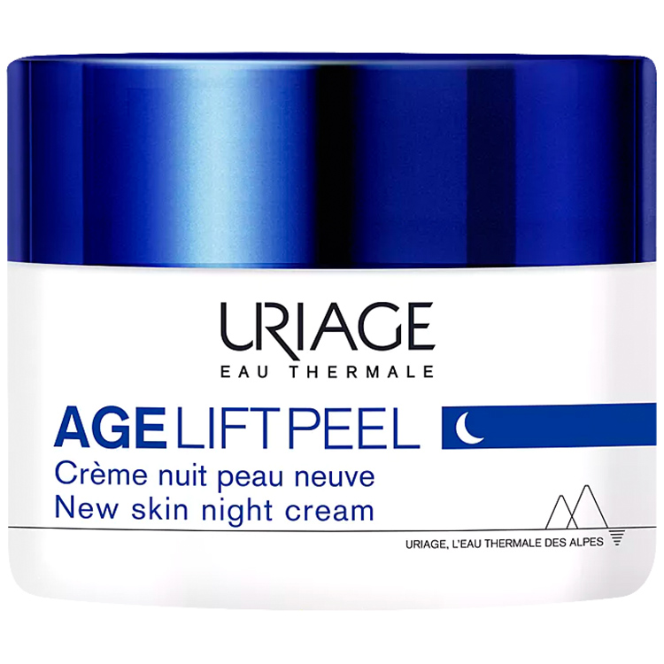 Нічний крем для обличчя Uriage Age Lift Peel New Skin, 50 мл - фото 1