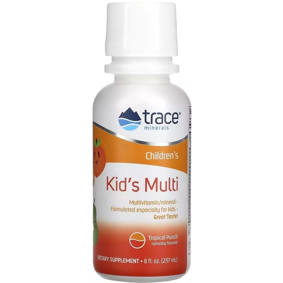 Мультивитамины для детей Trace Minerals Kid's Multi с цитрусовым вкусом 237 мл - фото 1