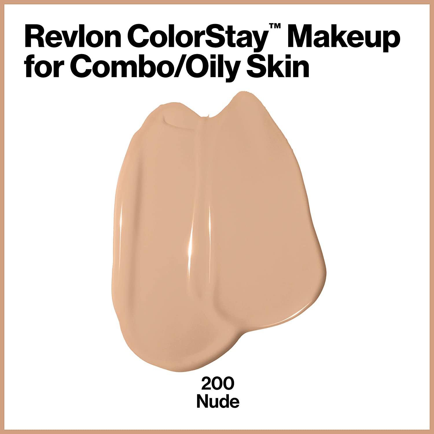 Тональний крем для комбінованої та жирної шкіри обличчя Revlon Colorstay Makeup Combination and Oily Skin, відтінок 200 (Nude), 30 мл (483620) - фото 2