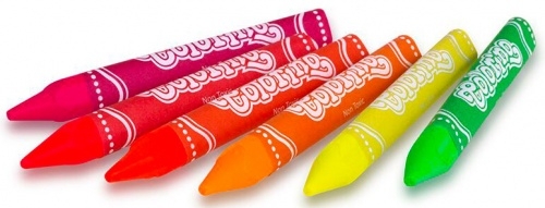 Воскові олівці Colorino Neon Jumbo, 6 кольорів (92050PTR) - фото 2