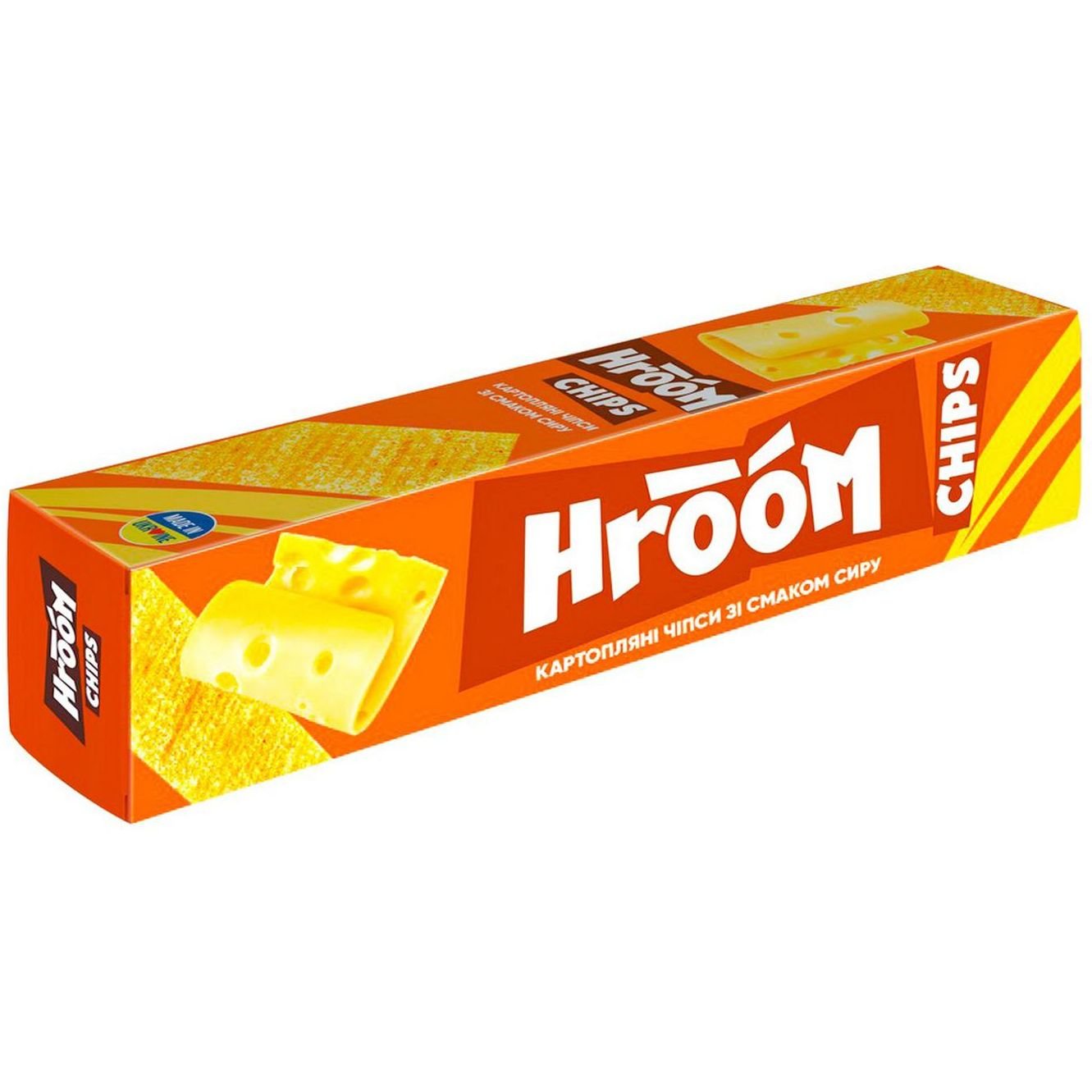Чипси Hroom! зі смаком сиру 50 г (808372) - фото 1