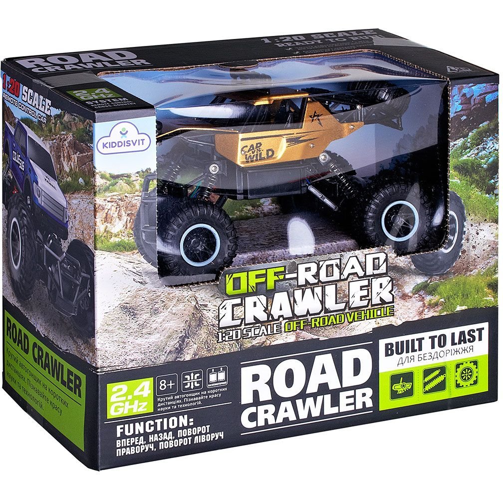 Автомобиль на радиоуправлении Sulong Toys Off-Road Crawler Car vs Wild 1:20 золотой (SL-109AG) - фото 10