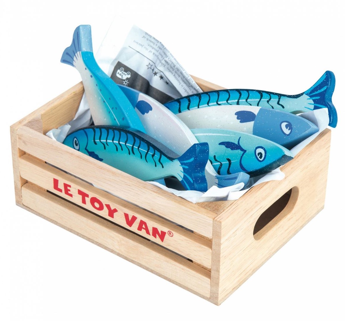 Игровой набор Le Toy Van Fresh Fish Crate Свежая рыба в ящике (TV184) - фото 1