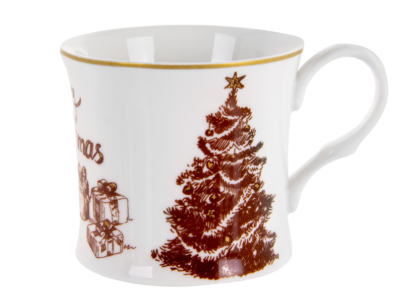 Чашка Lefard Merry Christmas, 270 мл, білий (924-743) - фото 1