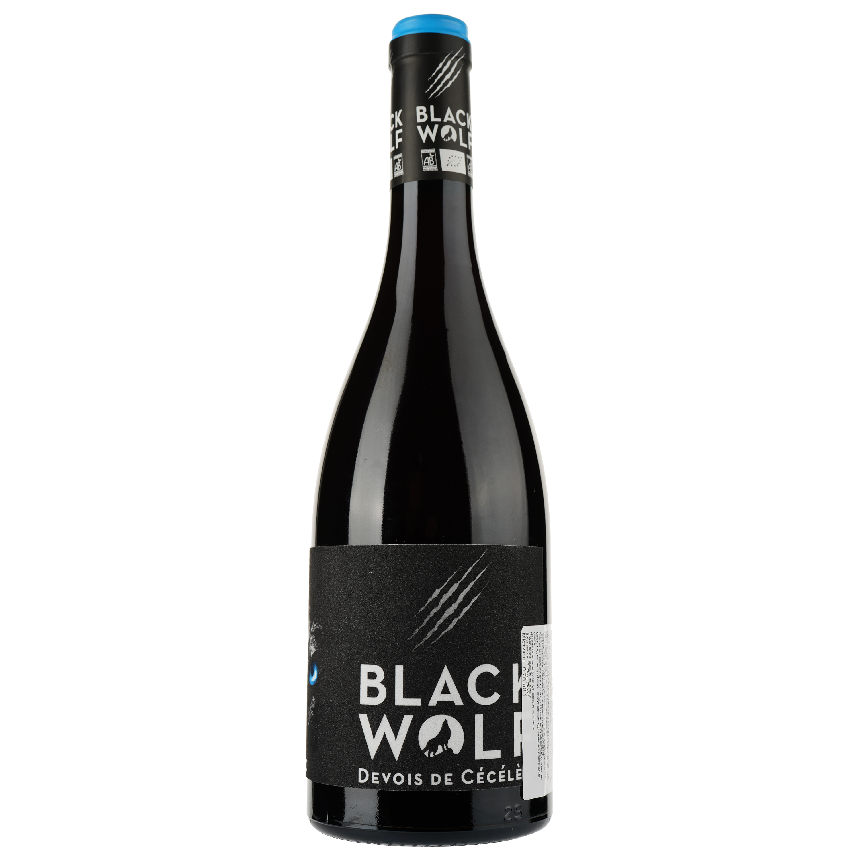 Вино Black Wolf Devois De Ceceles Rouge Bio 2021 AOP Languedoc, красное, сухое, 0,75 л - фото 2