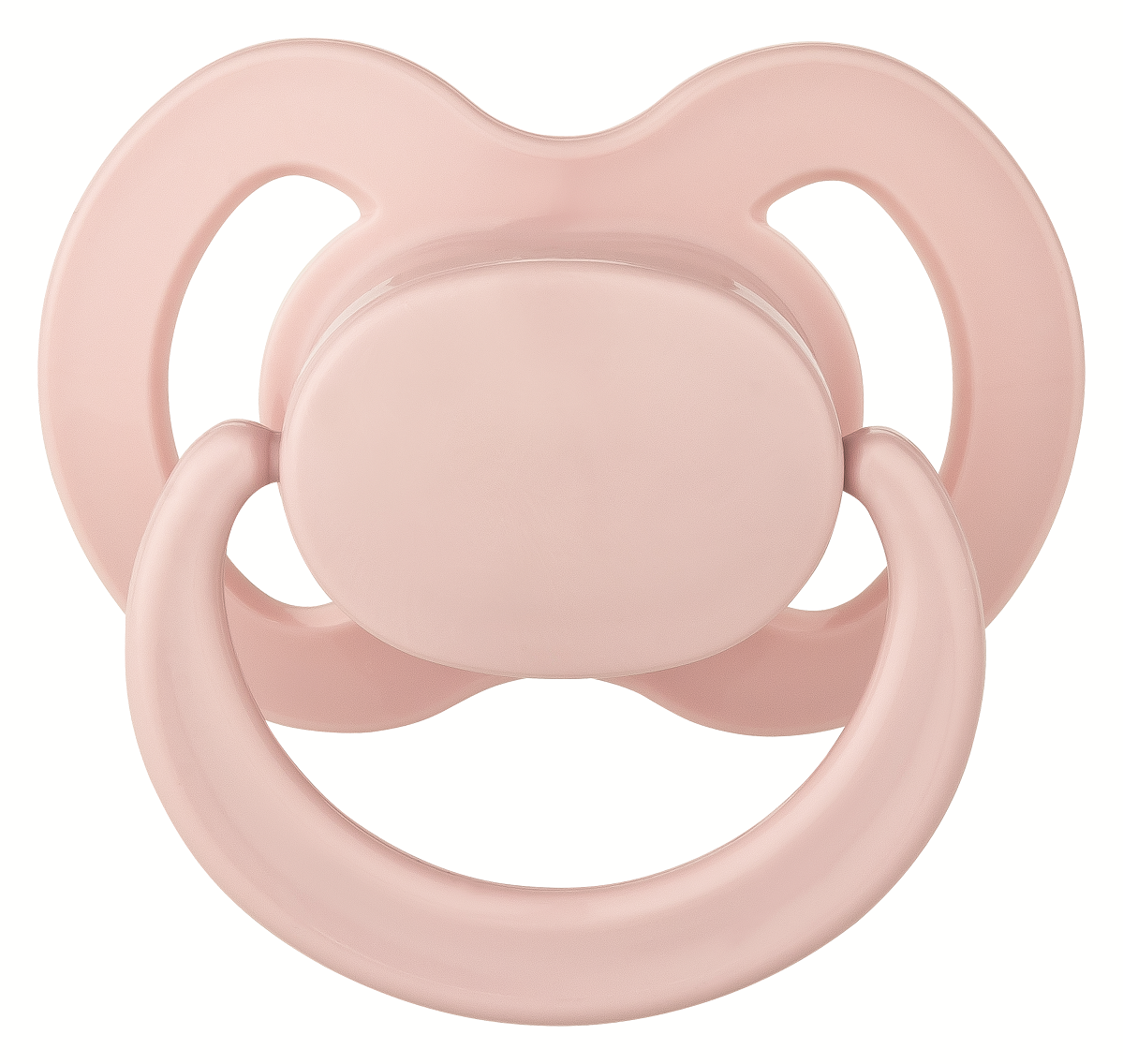 Пустушка силіконова Baby-Nova з кільцем, ортодонтична, 6-18 міс., бежевий, бордовий, 2шт (3962027) - фото 3