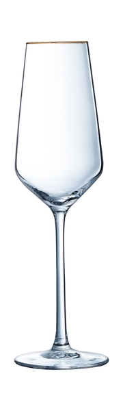 Набор бокалов для шампанского Eclat Ultime Bord Or, 4 шт. (6538206) - фото 1