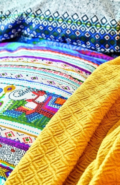 Набор постельное белье с покрывалом пике Karaca Home Perez hardal pike jacquard, евро, желтый, 7 предметов (svt-2000022284783) - фото 2