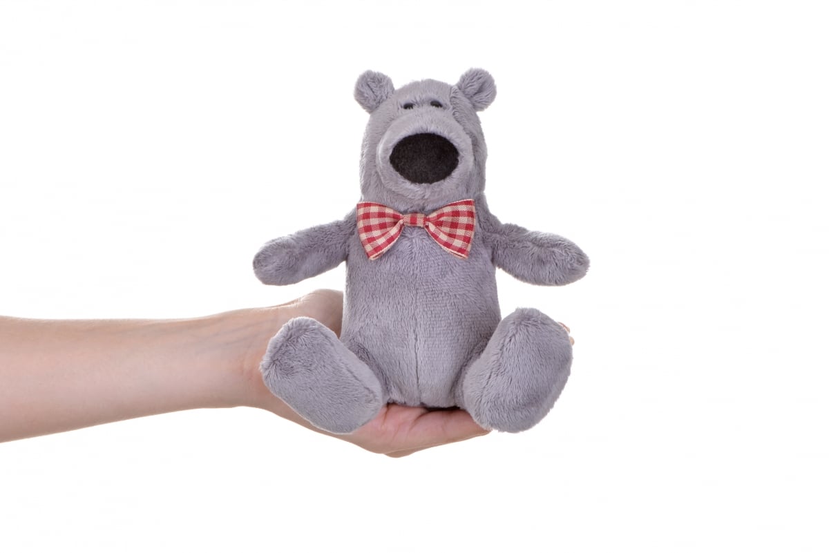 М'яка іграшка Same Toy Полярний ведмедик, 13 см, сірий (THT665) - фото 3