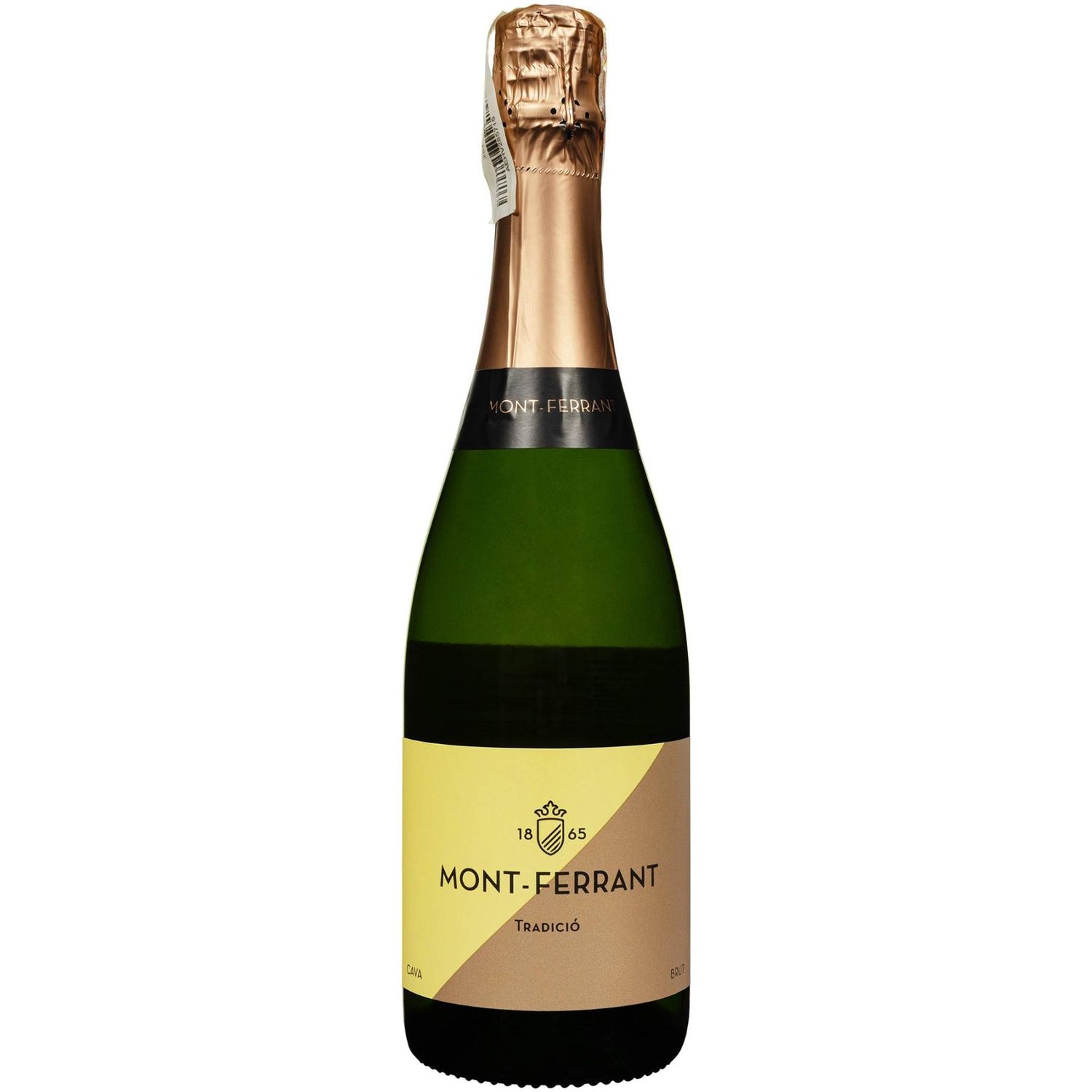 Вино игристое Mont-Ferrant Tradicio Cava Brut, белое, брют, 0,75 л - фото 1