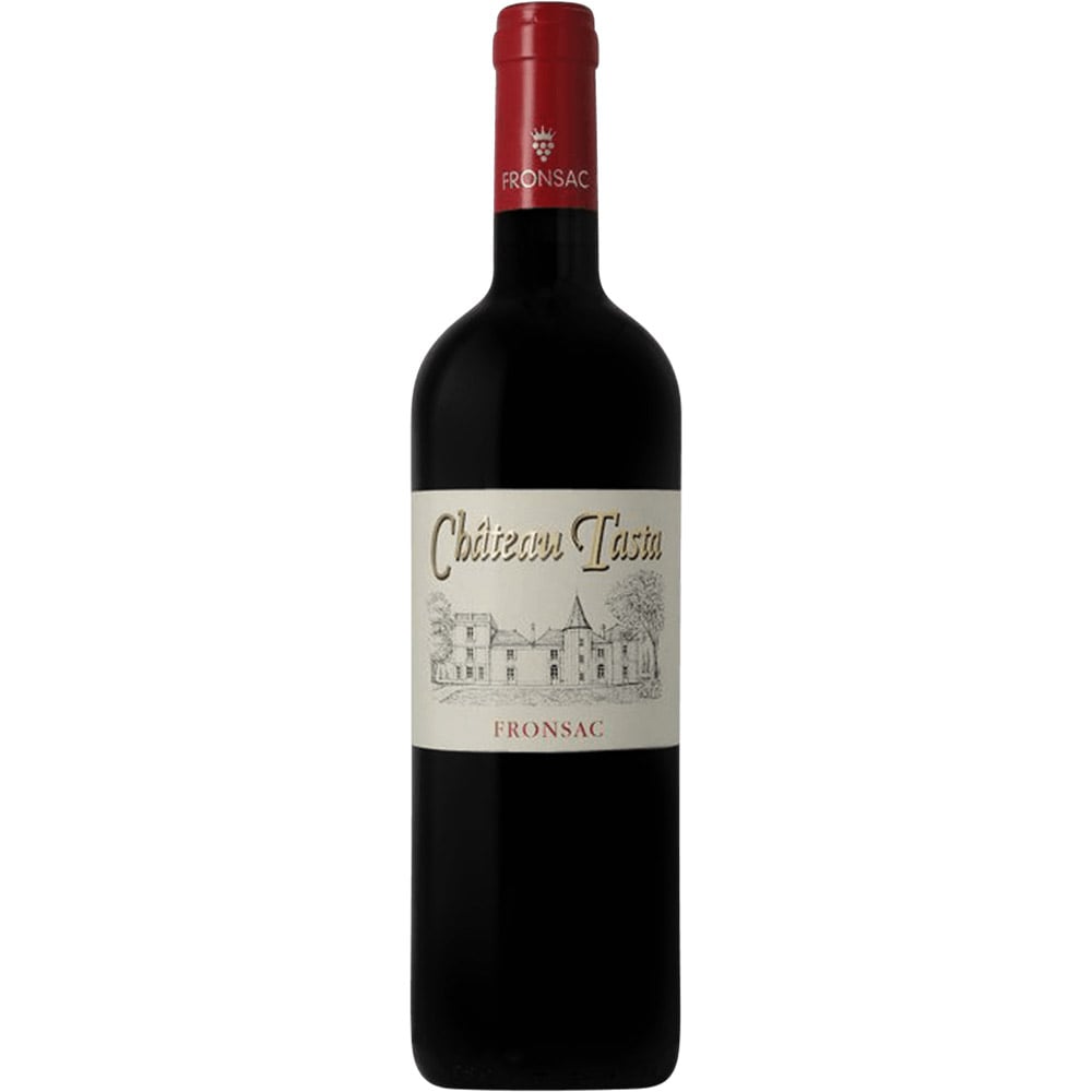 Вино Chateau Tasta AOP Fronsac 2017, червоне, сухе, 0,75 л - фото 1