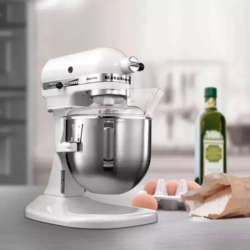 Планетарний міксер KitchenAid Heavy Duty 4.8 л білий (5KPM5EWH) - фото 12