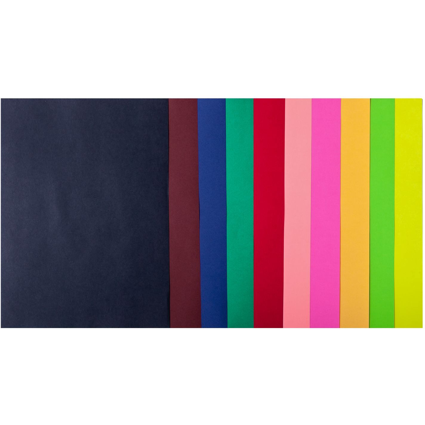 Набор цветной бумаги Buromax Dark+Neon А4 20 листов 10 цветов (BM.2721020-99) - фото 2