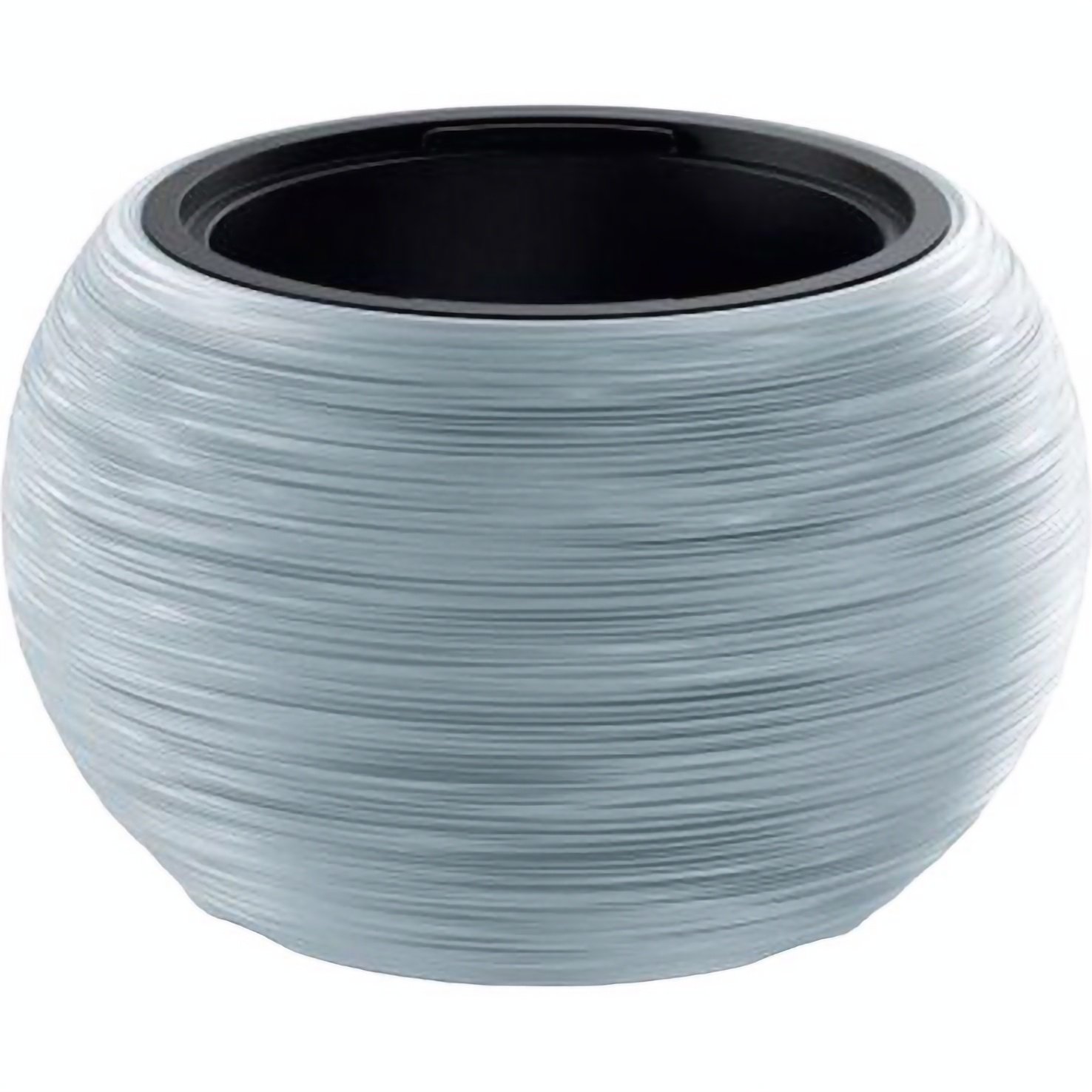Горшок для цветов Prosperplast Furu Bowl с вкладышем 8 л светло-серый (73093-443) - фото 1