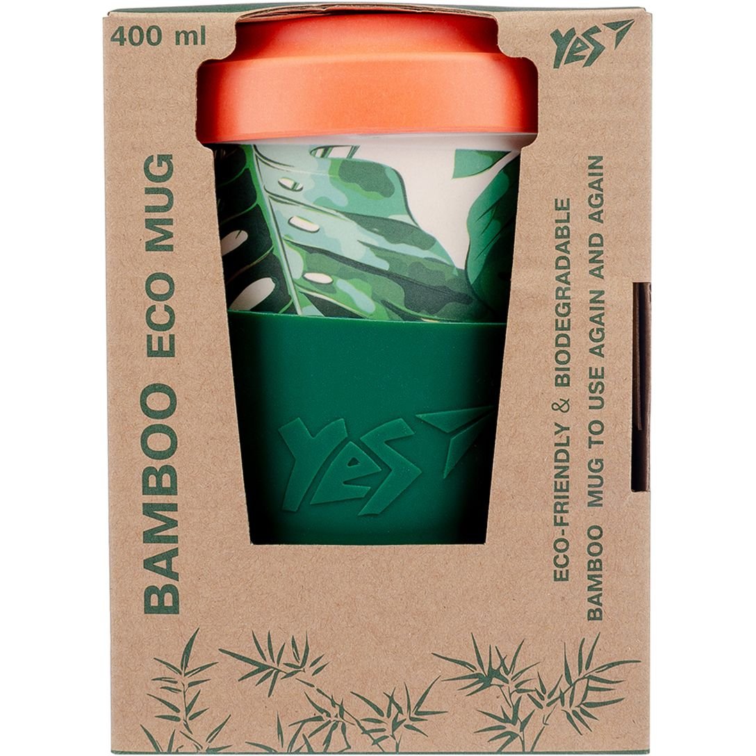 Склянка Yes Vivere, бамбукова, 400 мл, зелена (707309) - фото 3