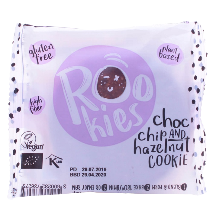 Печиво Rookies шматочки шоколаду фундук органічне 40 г (762451) - фото 1