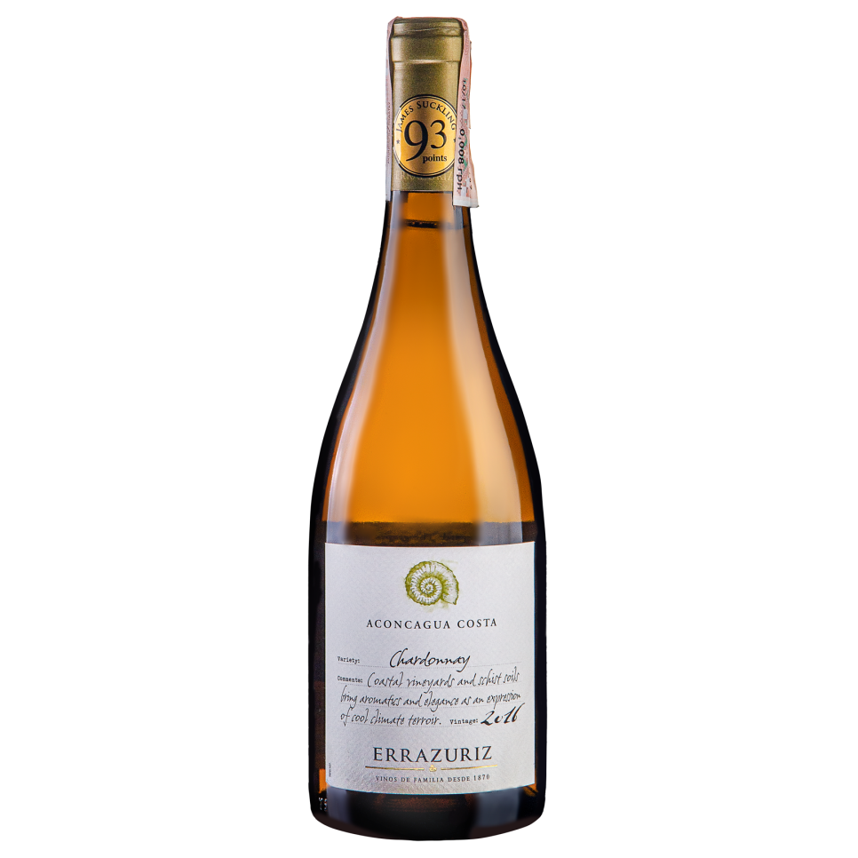 Вино Errazuriz Chardonnay Aconcagua Costa, белое, сухое, 13%, 0,75 л - фото 1