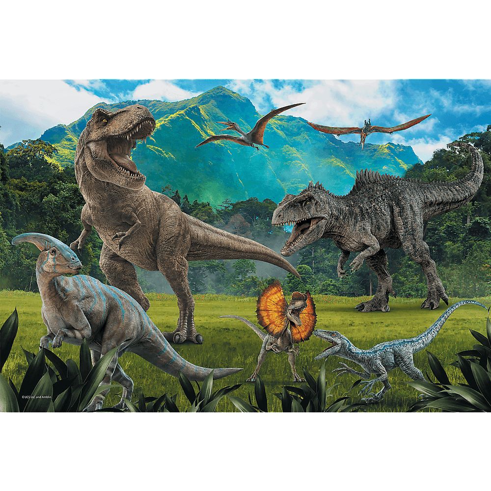 Пазлы Trefl Динозавры Мир динозавров 100 элементов - фото 2