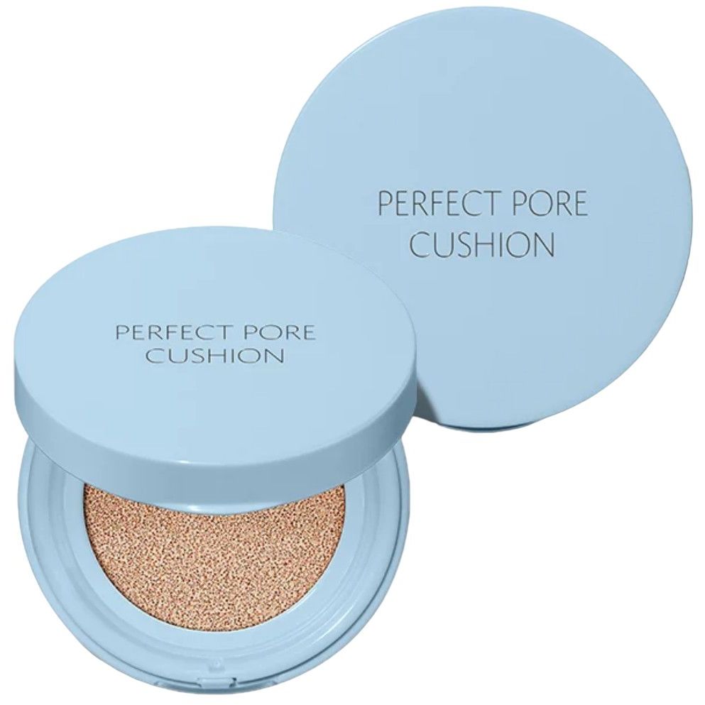 Кушон для маскування пор The Saem Saemmul Perfect Pore Cushion 01 Light Beige 12 г - фото 1