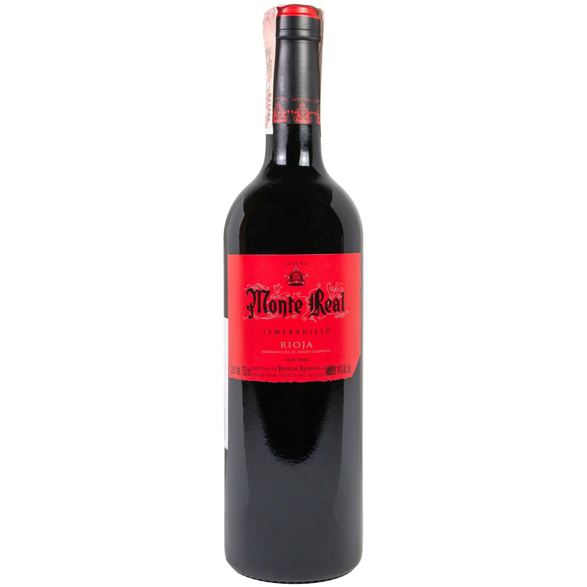Вино Monte Real Tempranillo красное сухое 0.75 л - фото 1