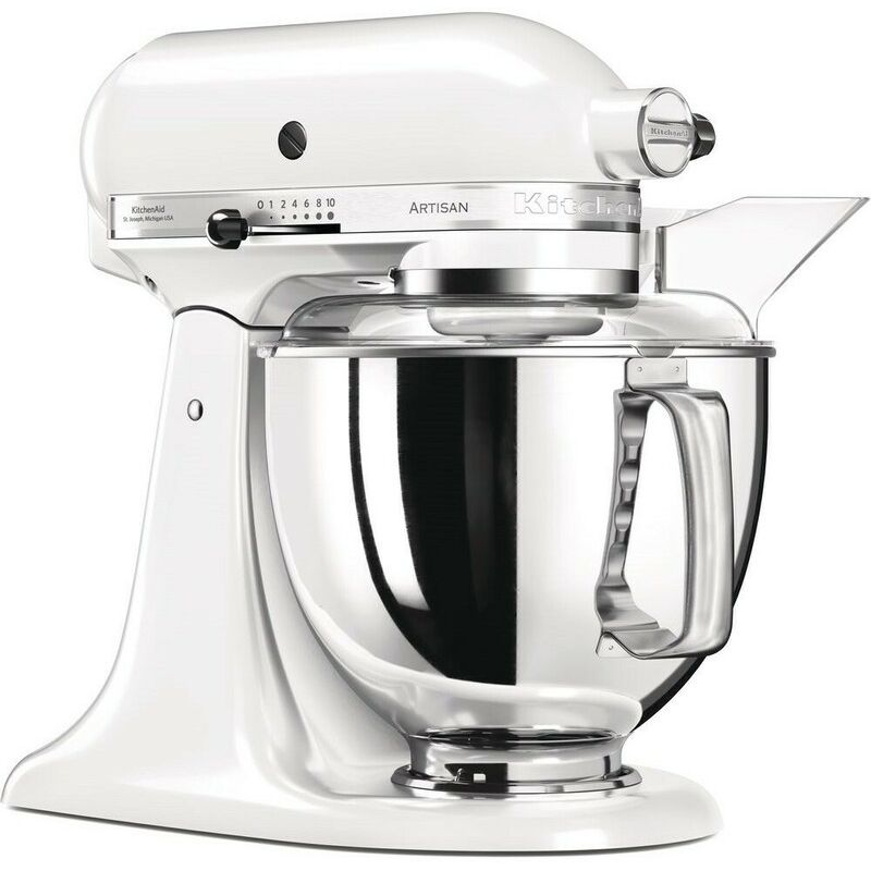 Планетарний міксер KitchenAid Artisan 4.8 л білий (5KSM175PSEWH) - фото 2