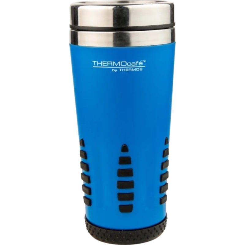 Термокружка Thermos RoughMug-450 380 мл синяя (126629) - фото 1