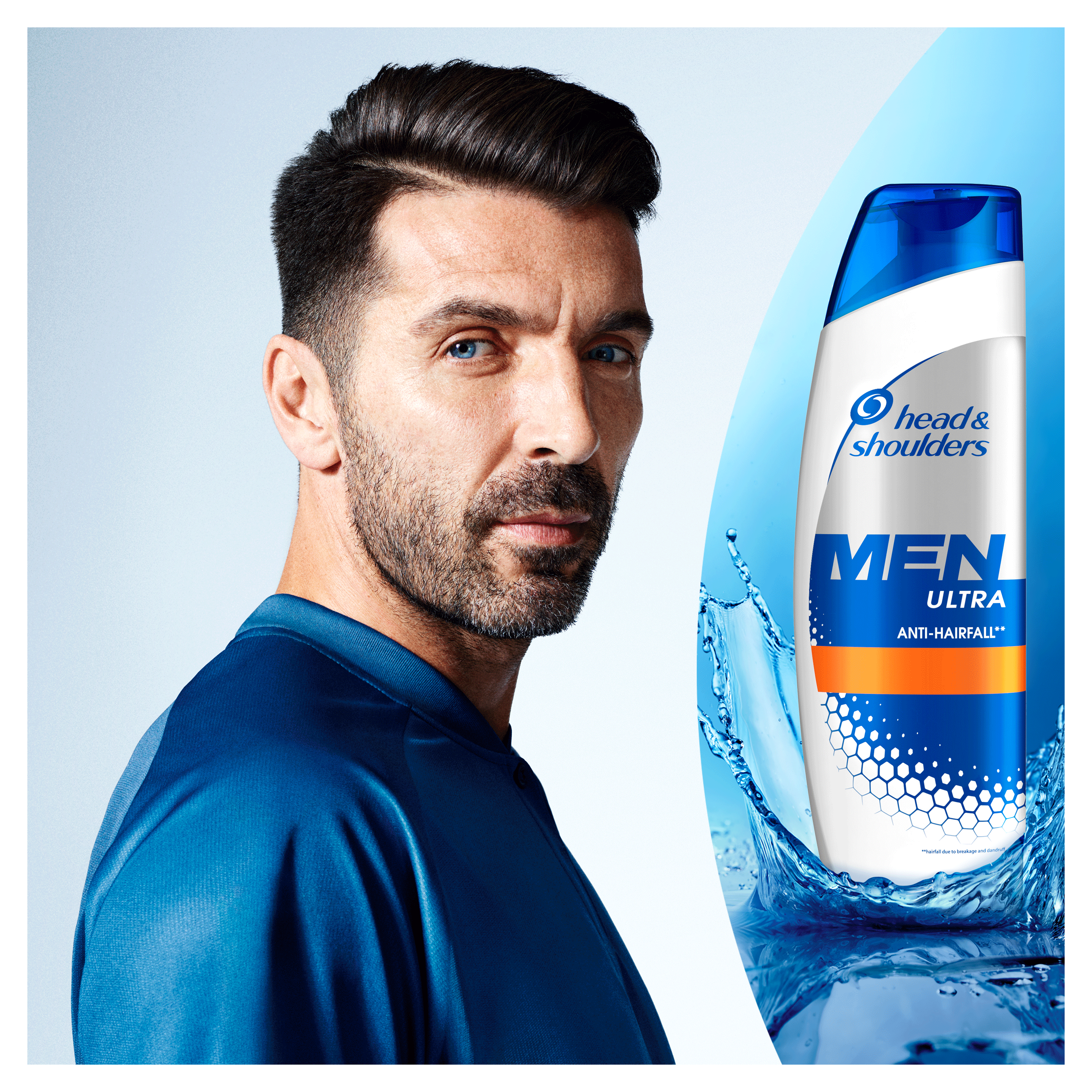 Шампунь проти лупи Head&Shoulders Men Ultra Проти випадіння волосся, для чоловіків, 400 мл - фото 4