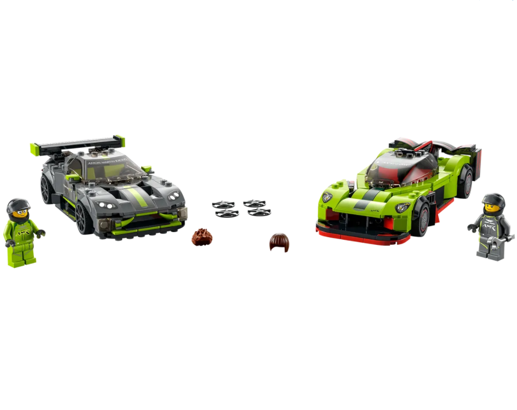 Конструктор LEGO Speed Champions Aston Martin Valkyrie AMR Pro и Aston Martin Vantage GT3, 592 деталей (76910) - фото 3