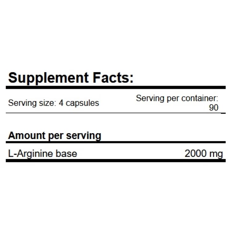 Амінокислота Amix Arginine 500 мг 120 капсул - фото 2