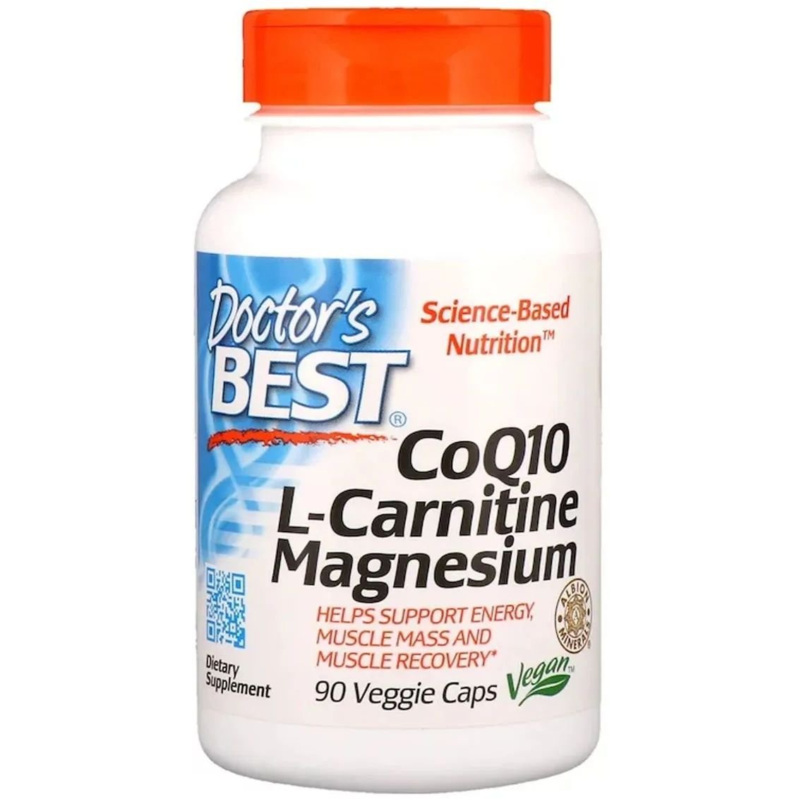 Комплекс Doctor's Best CoQ10 L-Carnitine Magnesium 90 капсул - фото 1