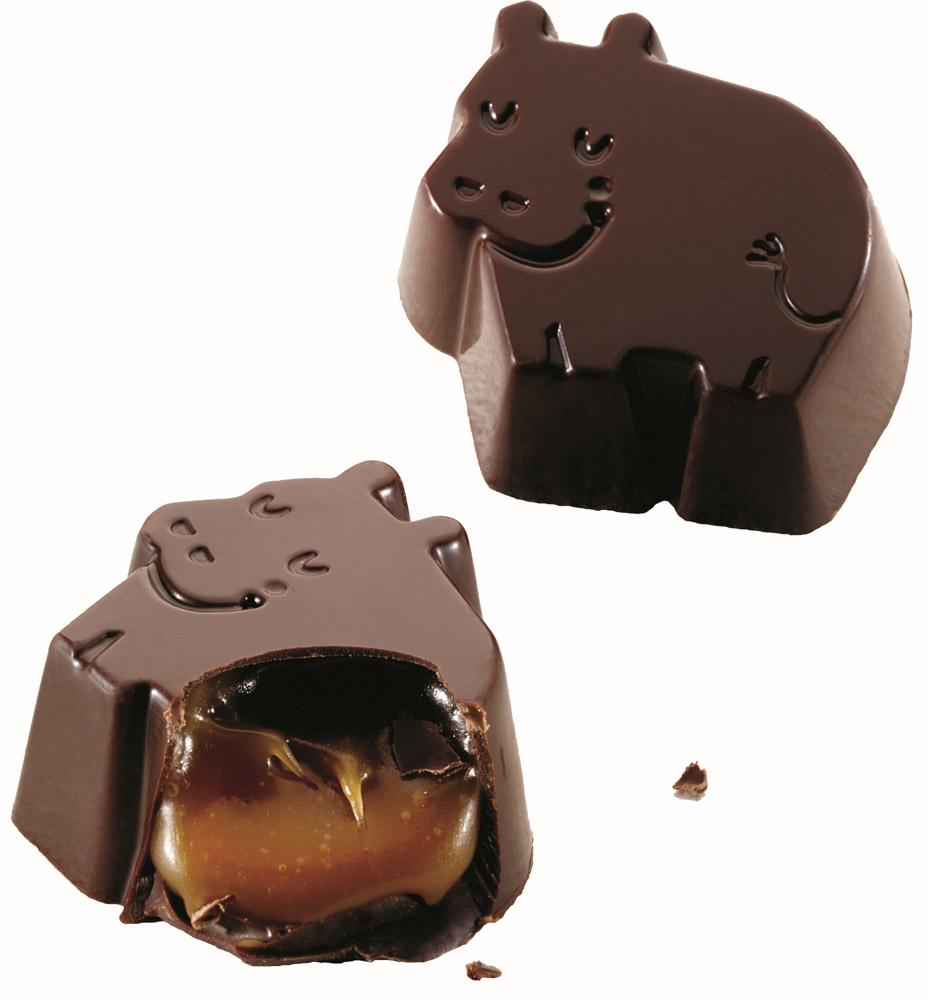 Шоколад чорний Baru Dreamy Hippo із солоною карамеллю 60 г - фото 4