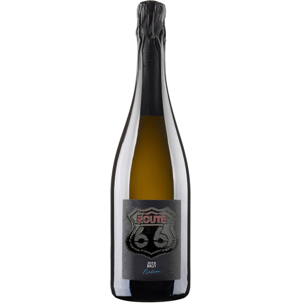 Игристое вино Ca Del Vent Route 66 Brut 2019 белое брют 0.75 л - фото 1