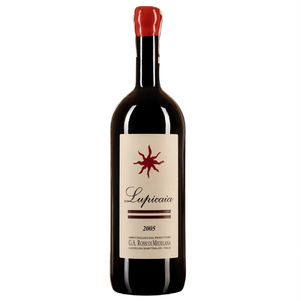 Вино Castello del Terriccio Lupicaia 2005, красное, сухое, 13,5%, 1,5 л - фото 1