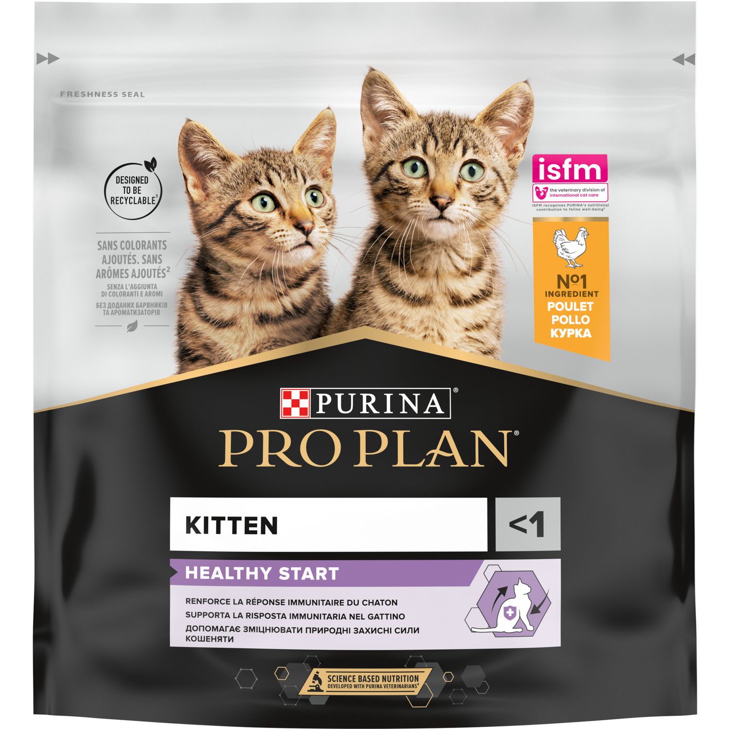 Сухой корм для котят Purina Pro Plan Kitten <1 Healthy Start с курицей 400 г (12372507) - фото 1